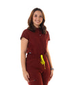 Women's Pro Jogger & Mandarin Top | Maroon Pair