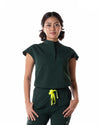 Women's Pro Jogger & Mandarin Top | Forest Green Pair