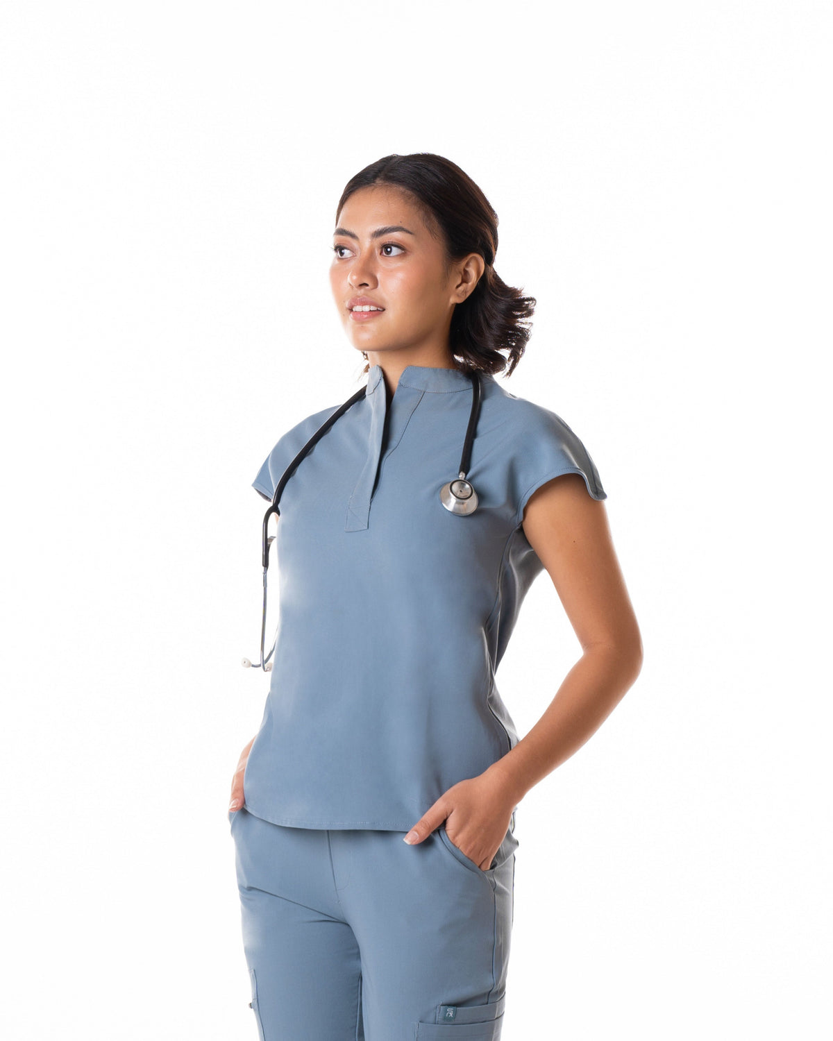 Scrub Rx Women's PRO Mandarin Top Slate – Scrub Rx