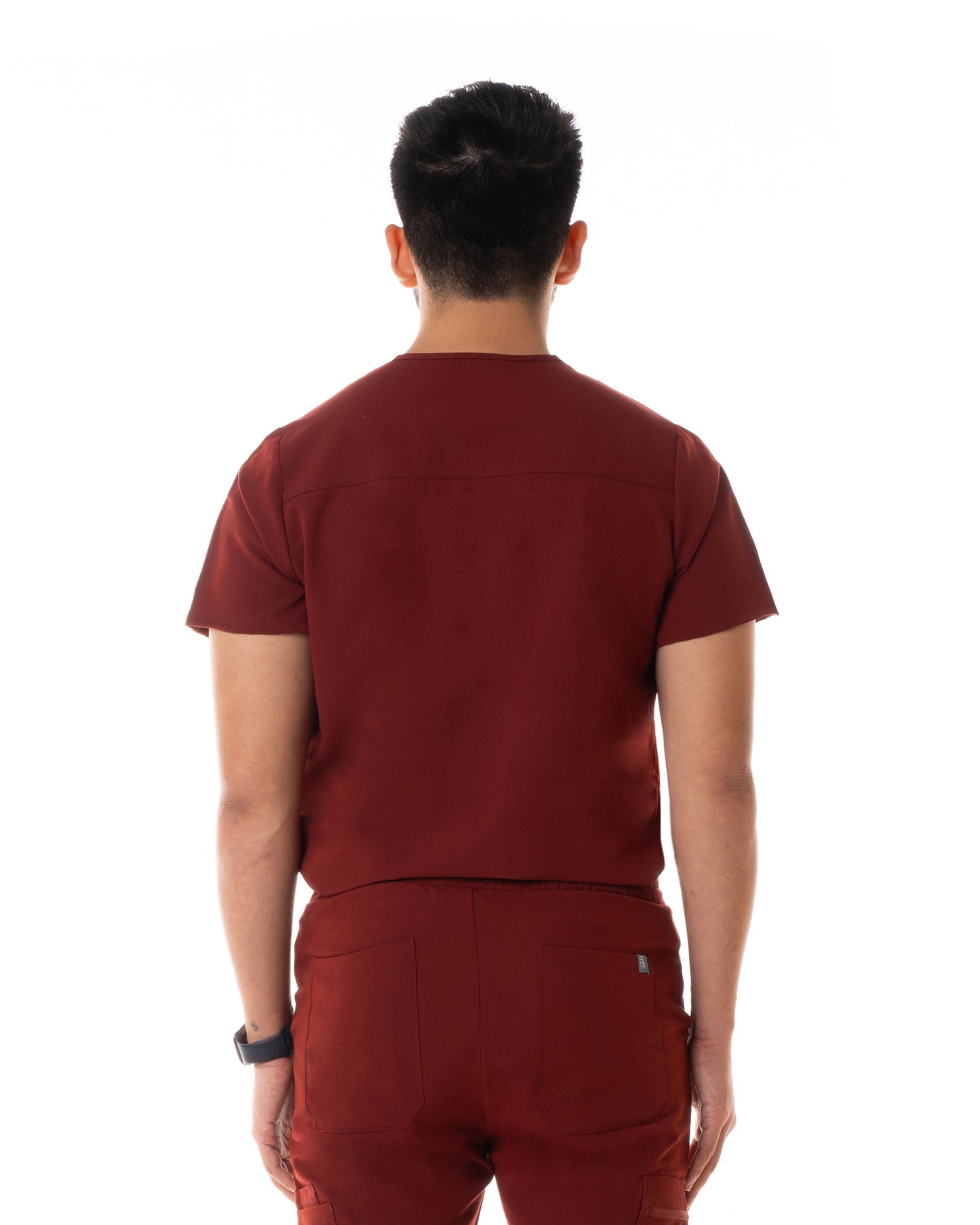 Men's PRO V-neck Top Maroon