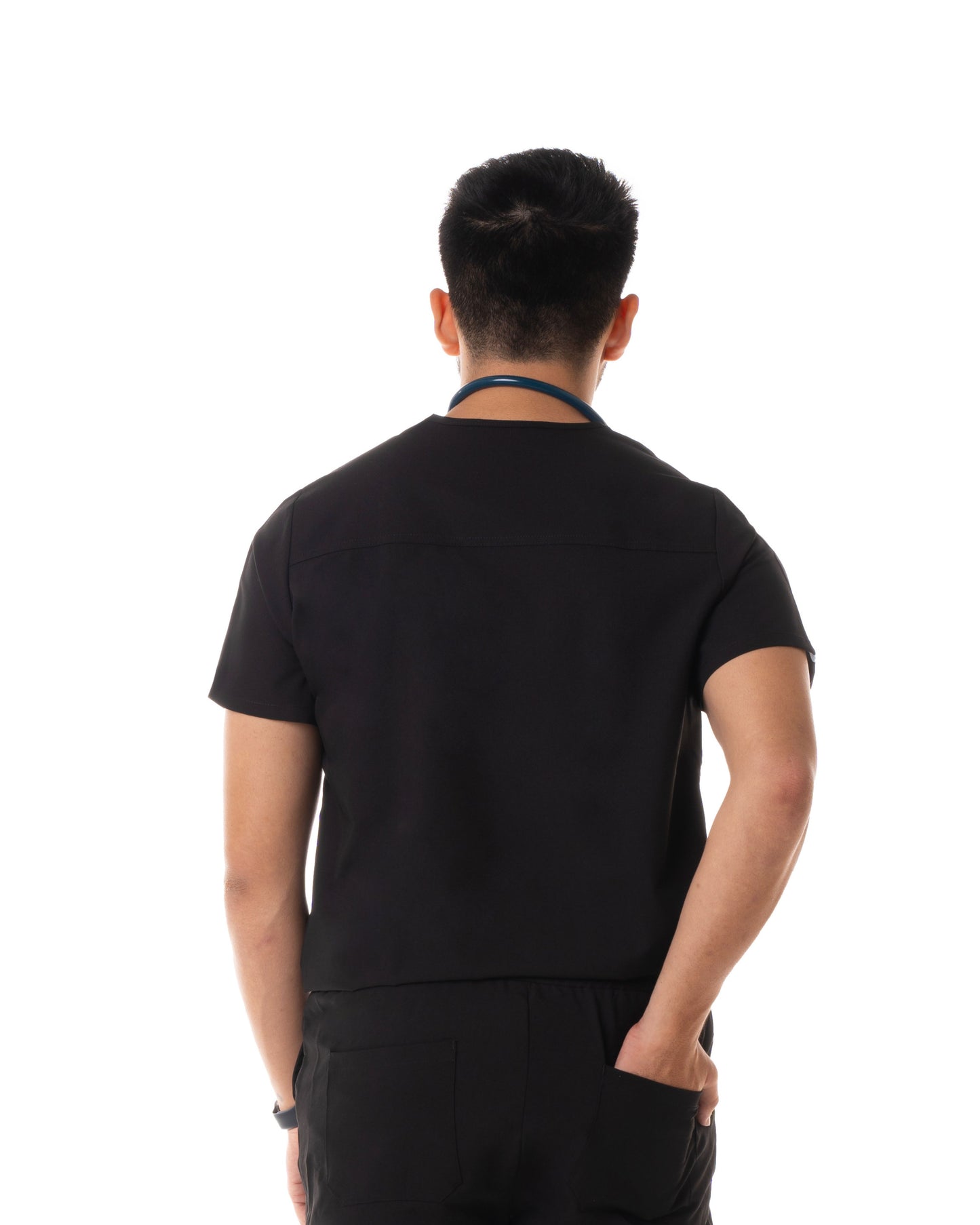 Men's PRO V-neck Top Black