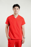 Men's PRO V-neck Top Red