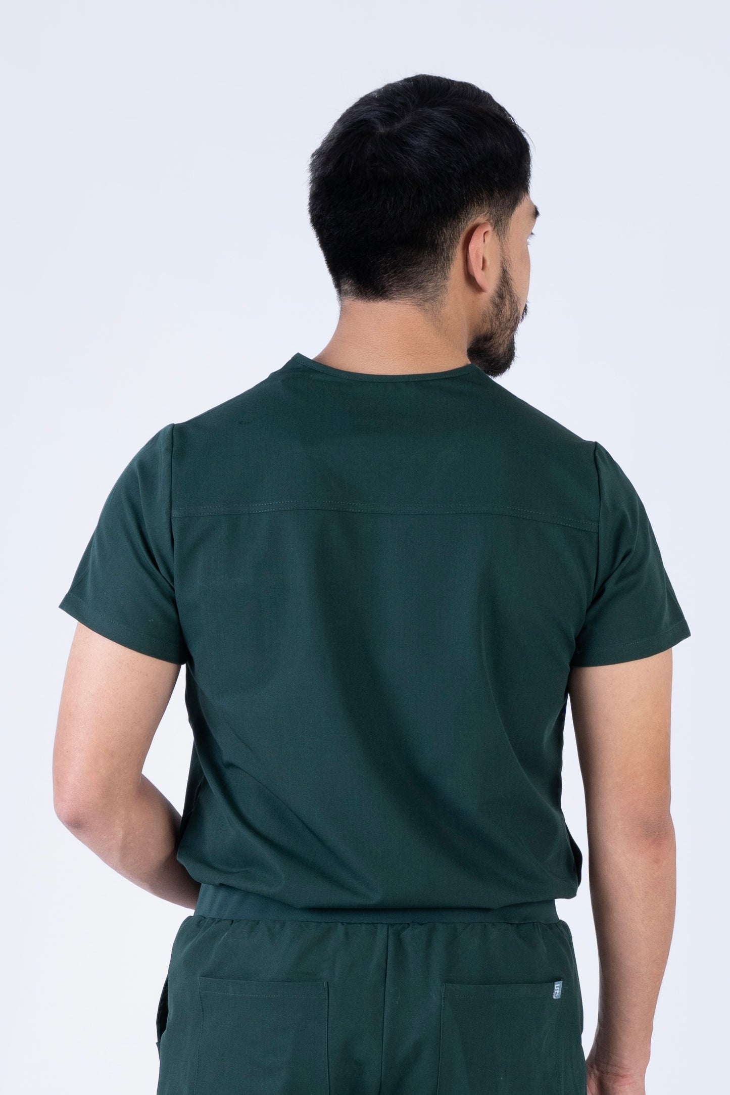 Men's PRO V-neck Top Forest Green