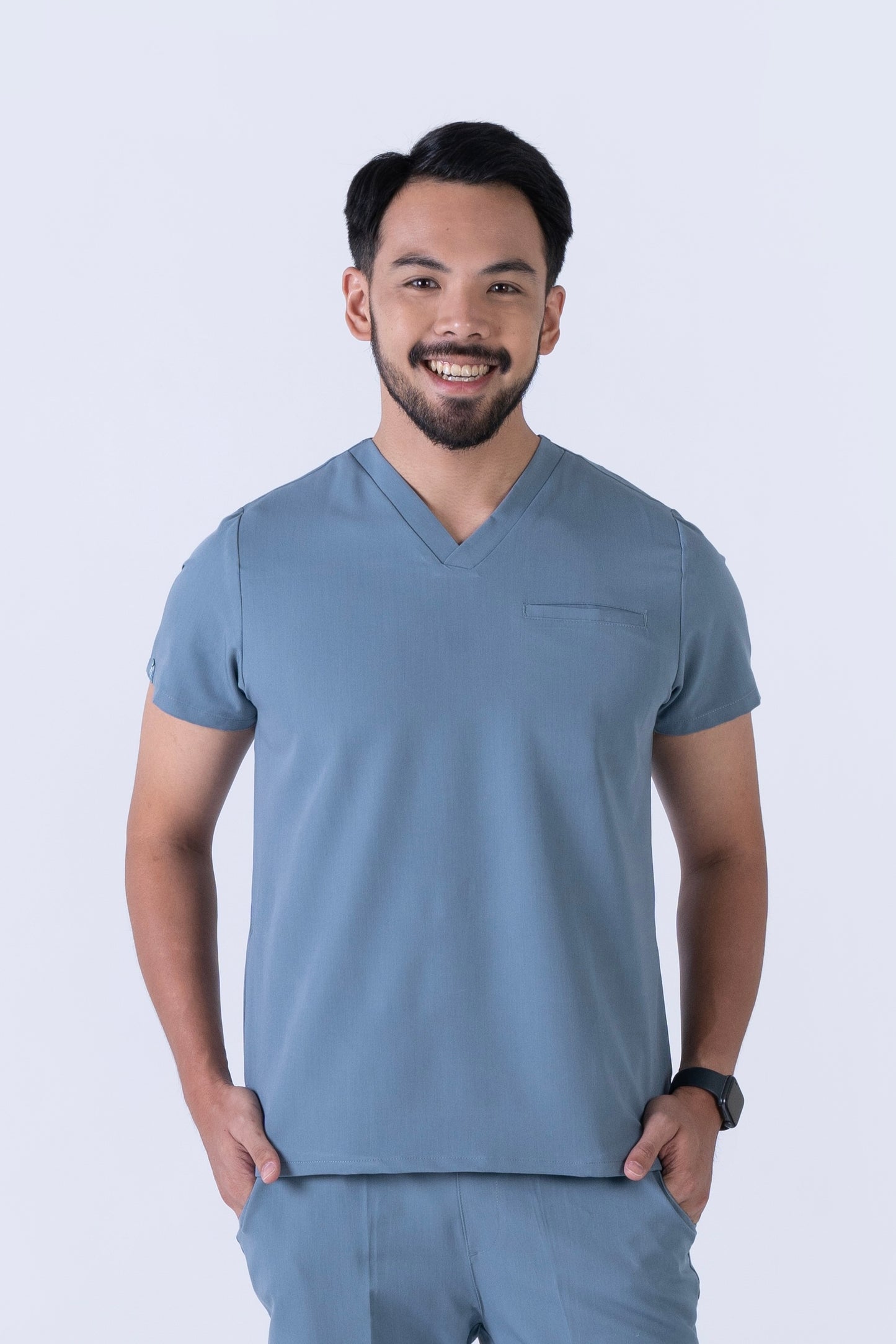 Men's PRO V-neck Top Slate