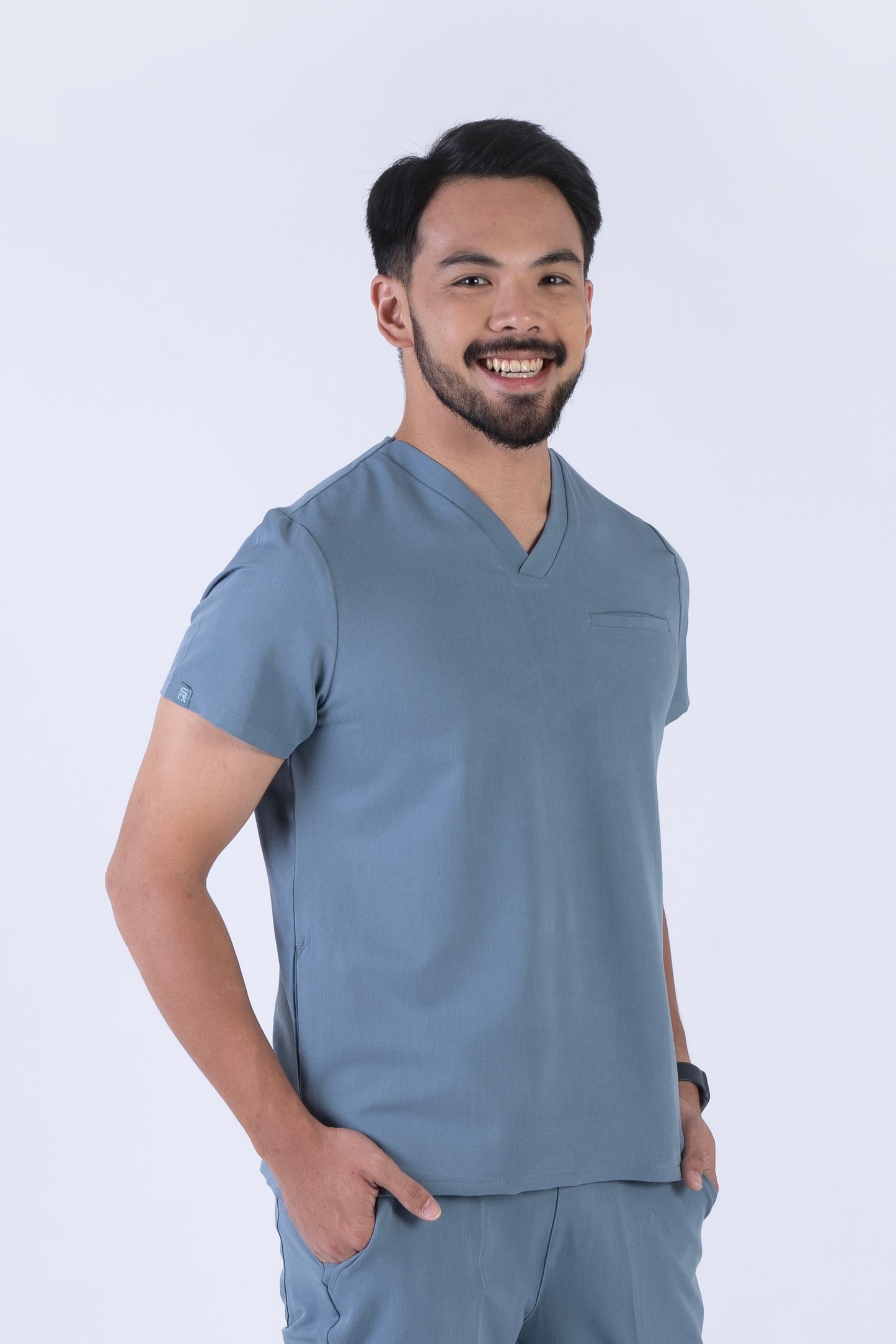 Men's PRO V-neck Top Slate